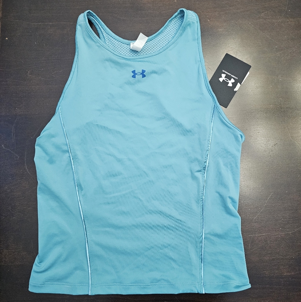 New Womens Under Armour Heat Gear Top Small